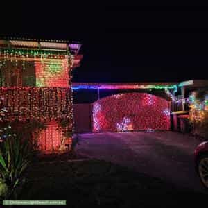 Christmas Light display at 77 Dixon Drive, Duffy