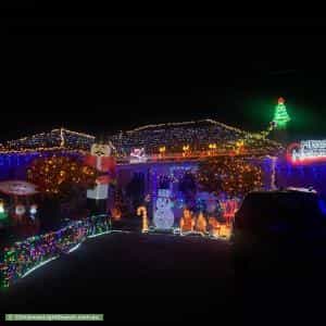 Christmas Light display at 8 Westgate Avenue, Albion