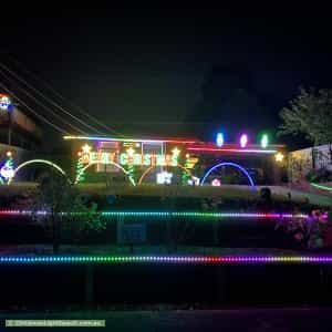 Christmas Light display at 24 Blucher Street, Ferntree Gully