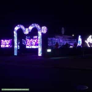 Christmas Light display at 126 Old Princes Highway, Murray Bridge East