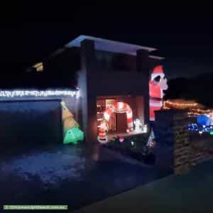 Christmas Light display at 26 Lawson Street, Oakleigh East