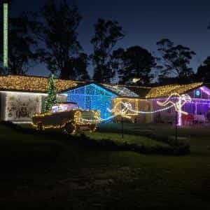 Christmas Light display at  Inkerman Road, Balaclava