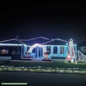 Christmas Light display at 10 Etna Link, Yangebup