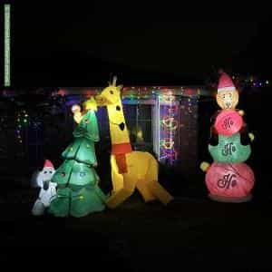 Christmas Light display at 2 Wilma Court, Beaconsfield