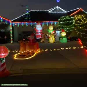 Christmas Light display at 7 Jenkins Court, Craigmore