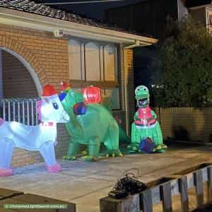 Christmas Light display at 18 Collins Avenue, Altona North