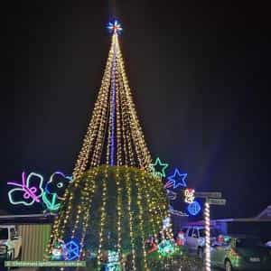 Christmas Light display at 17 Mundawari Circuit, Ngunnawal