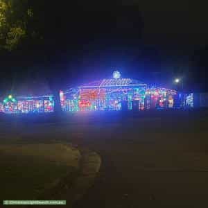 Christmas Light display at 25 Rosenthal Street, Doonside