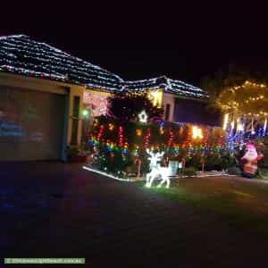 Christmas Light display at 32 Munday Avenue, Brookdale