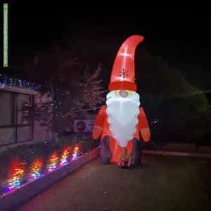 Christmas Light display at 1 Curnow Place, Chisholm