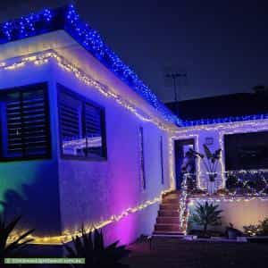 Christmas Light display at 274 Alfred Street, Cromer