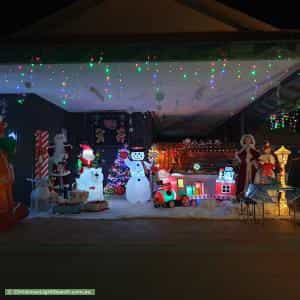 Christmas Light display at  Edgar Street, Derby