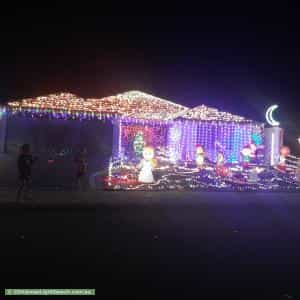 Christmas Light display at 11 Hatfield Road, Ellenbrook