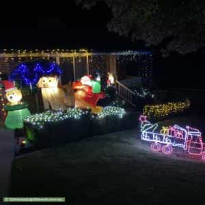 Christmas Light display at 16 Fairway Drive, Penguin