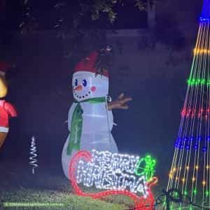 Christmas Light display at 10 Hardy Avenue, Riverwood