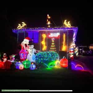 Christmas Light display at  Vance Street, Lilydale