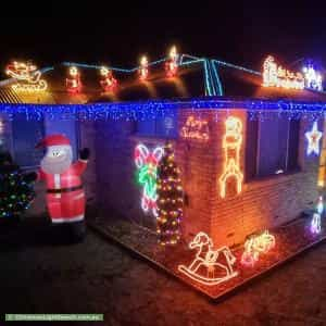 Christmas Light display at 40 Nash Street, Sorell