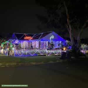 Christmas Light display at 31 Cripps Avenue, Kingsgrove