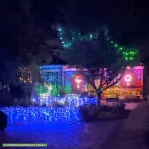 Christmas Light display at 15 Kalyba Place, Duncraig