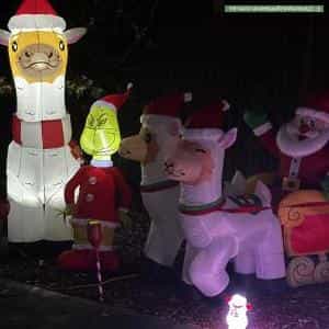 Christmas Light display at 27 Mariemont Avenue, Wantirna