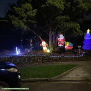 Christmas Light display at 7 Inala Court, Yallambie