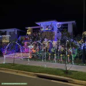 Christmas Light display at 26 Barrallier Drive, Marsden Park