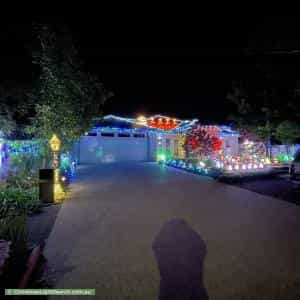 Christmas Light display at 7 Bowman Avenue, Belair