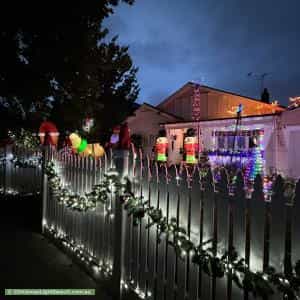 Christmas Light display at 29 Hughes Street, Malvern East