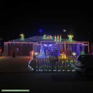 Christmas Light display at 31 Lindsay Drive, Noranda