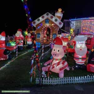Christmas Light display at 58 Amy Street, West Ulverstone