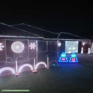 Christmas Light display at 17 Silverton Avenue, Butler