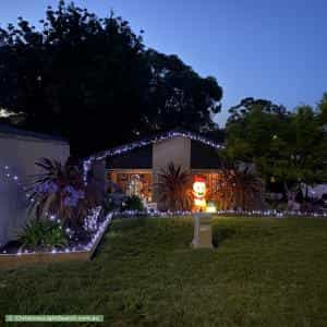 Christmas Light display at 24 Stanfield Close, Kambah