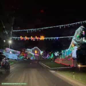 Christmas Light display at  Monarch Close, Rouse Hill