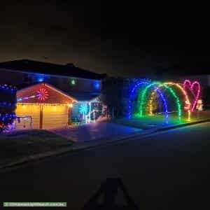 Christmas Light display at  Sydney Road, Hornsby Heights