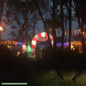 Christmas Light display at 77-81 Bellavista Court, Plenty