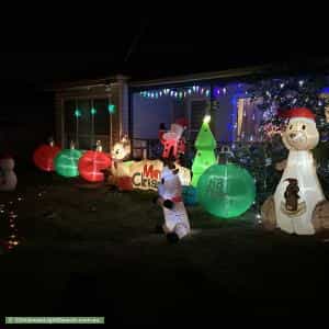 Christmas Light display at 33 Butler Street, Saint Albans