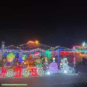 Christmas Light display at 43 Norwich Way, High Wycombe