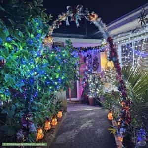 Christmas Light display at 3 Sixth Street, Parkdale