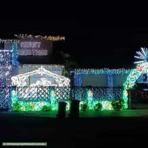 Christmas Light display at  Jones Street, Stirling