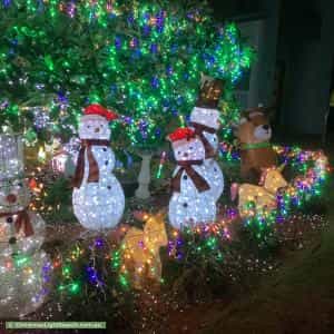 Christmas Light display at 16 Merchant Court, Springwood