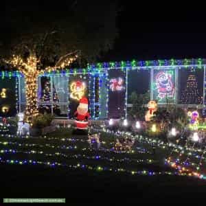 Christmas Light display at 2 Wolsey Court, Corio