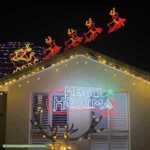 Christmas Light display at 10 Parkside Drive, Gulfview Heights