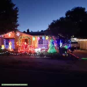 Christmas Light display at 4 Lawlor Place, Gordon