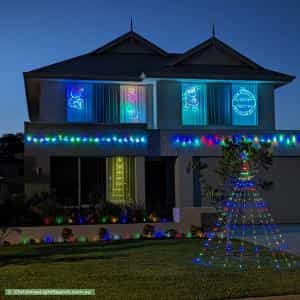 Christmas Light display at 12A Henley Road, Ardross