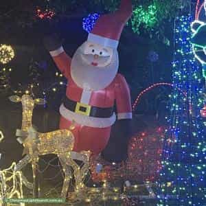 Christmas Light display at 6 Norco Way, Bayswater