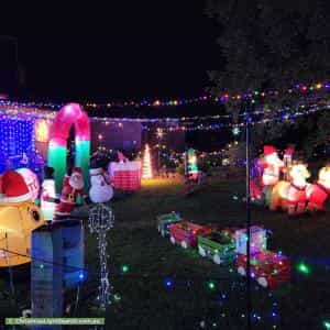 Christmas Light display at 44 Nairne Road, Woodside