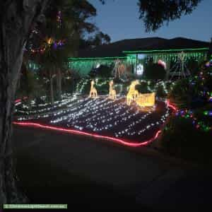 Christmas Light display at 14 Gillespie Court, Cranbourne North