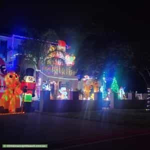 Christmas Light display at 2 The Link, Taylors Hill