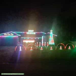 Christmas Light display at 5 Laird Close, Aspendale Gardens