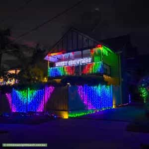 Christmas Light display at 8 Gilrey Street, Toowong